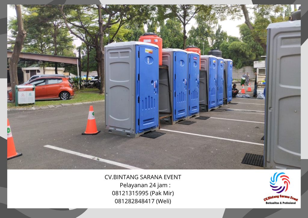 Rental Meja Kotak Toilet Portable Cikarang