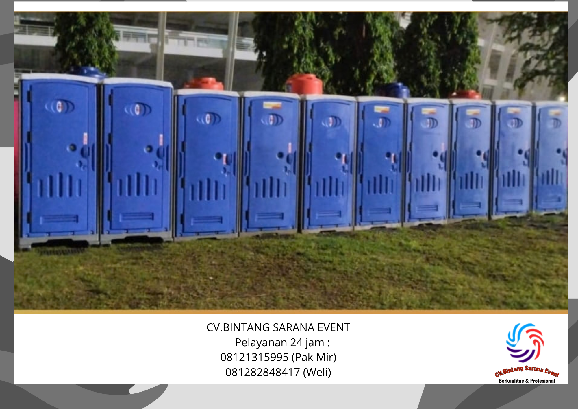Sewa Toilet Portable Harum Area Bandung 085117544220