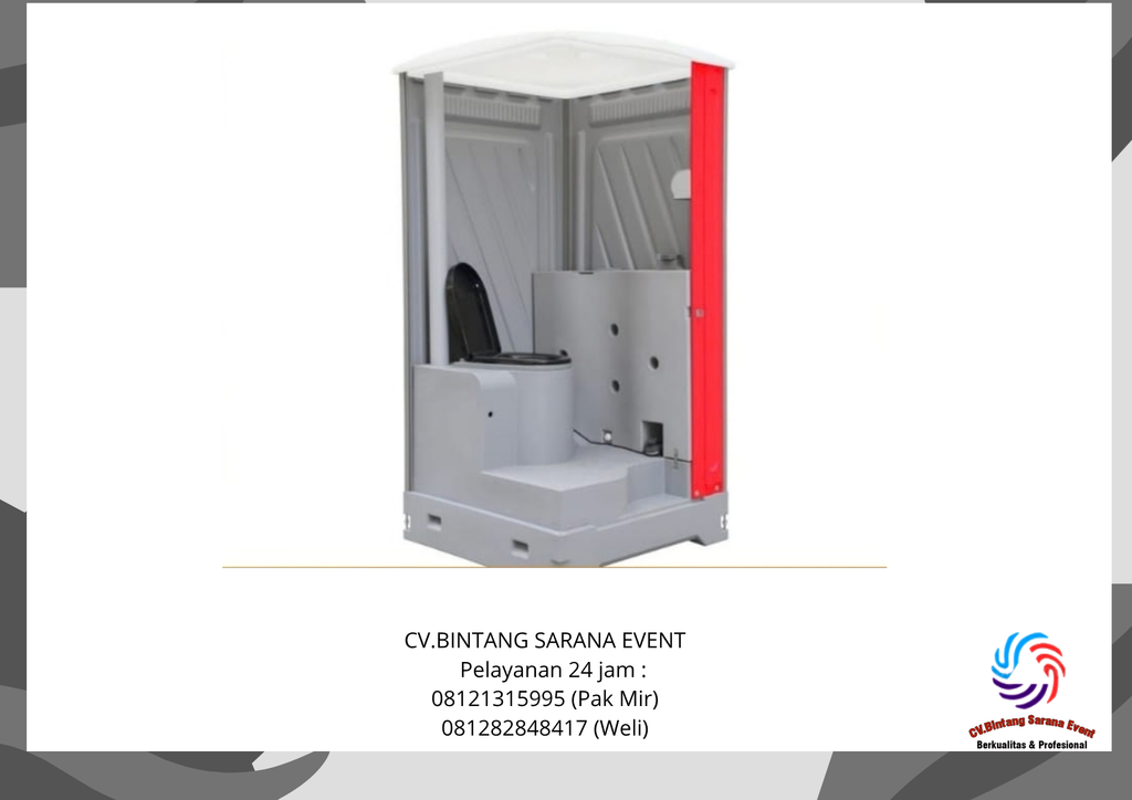 Sewa Toilet Portable Harum Area Bandung 085117544220