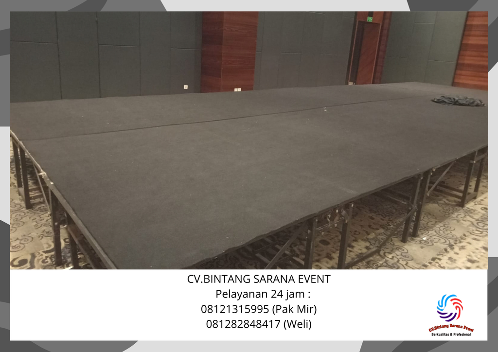 Sewa karpet meja IBM dan cover kursi Jakarta