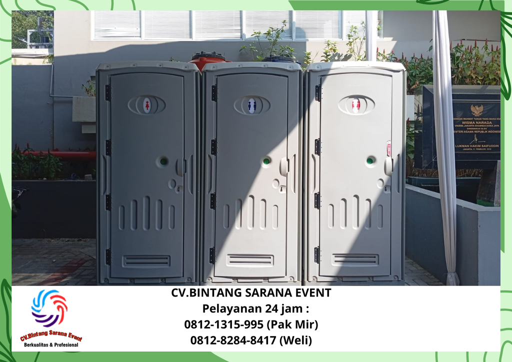 Sewa Kursi Event Dan Toilet Portable Tangerang 08121315995