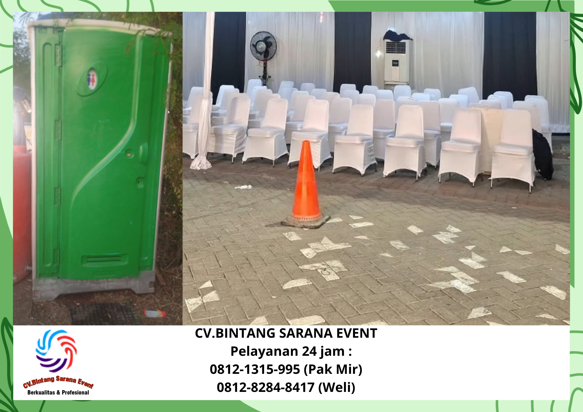 Sewa Kursi Event Dan Toilet Portable Tangerang 08121315995