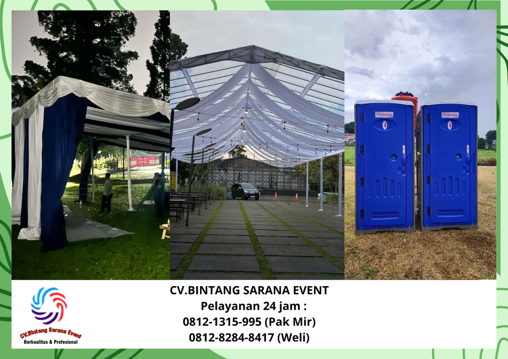 Sewa Tenda Roder,Tenda Serut,Toilet Portable Cikampek 0812-1315-995