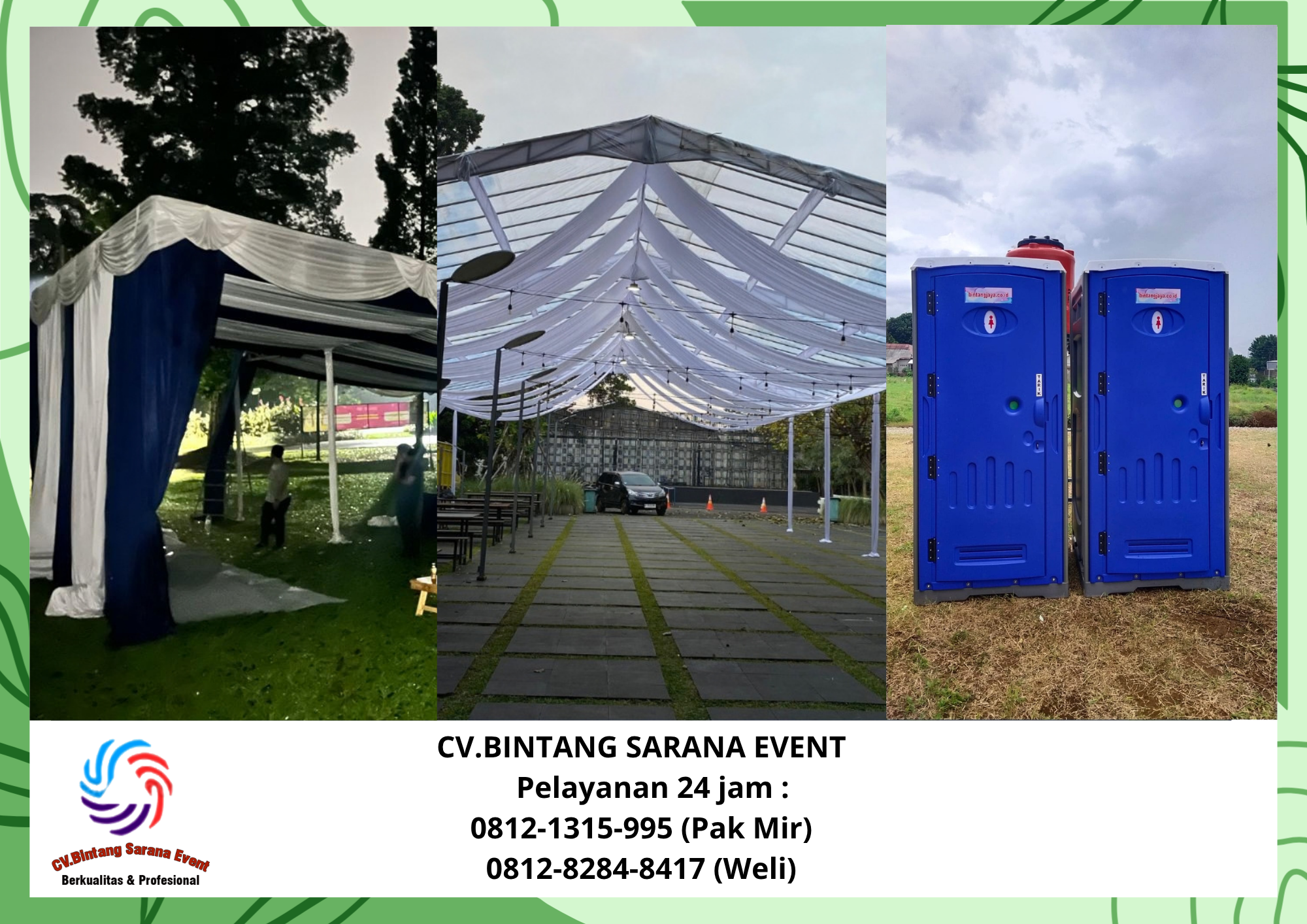 Sewa Tenda Roder,Tenda Serut,Toilet Portable Cikampek 0812-1315-995
