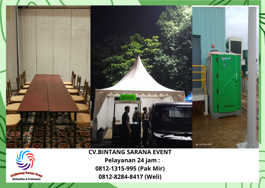 Sewa Kursi,meja,Tenda,Toilet Portable Jakarta 0812-1315-995