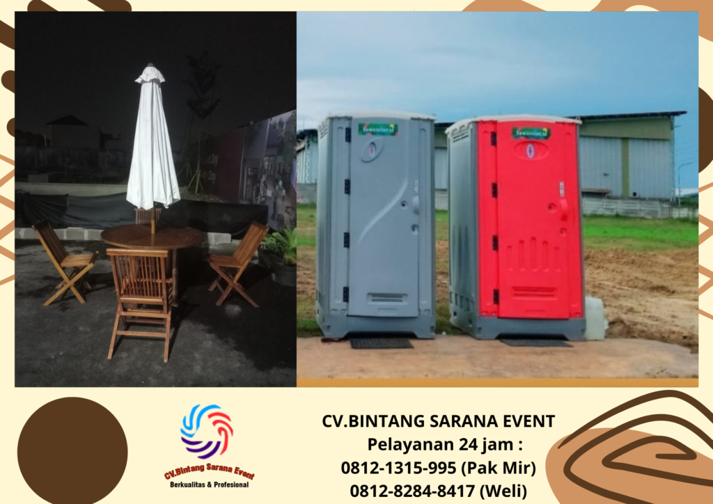 Jasa Sewa Toilet Portable Dan Tenda Parasol Jababeka 08121315995