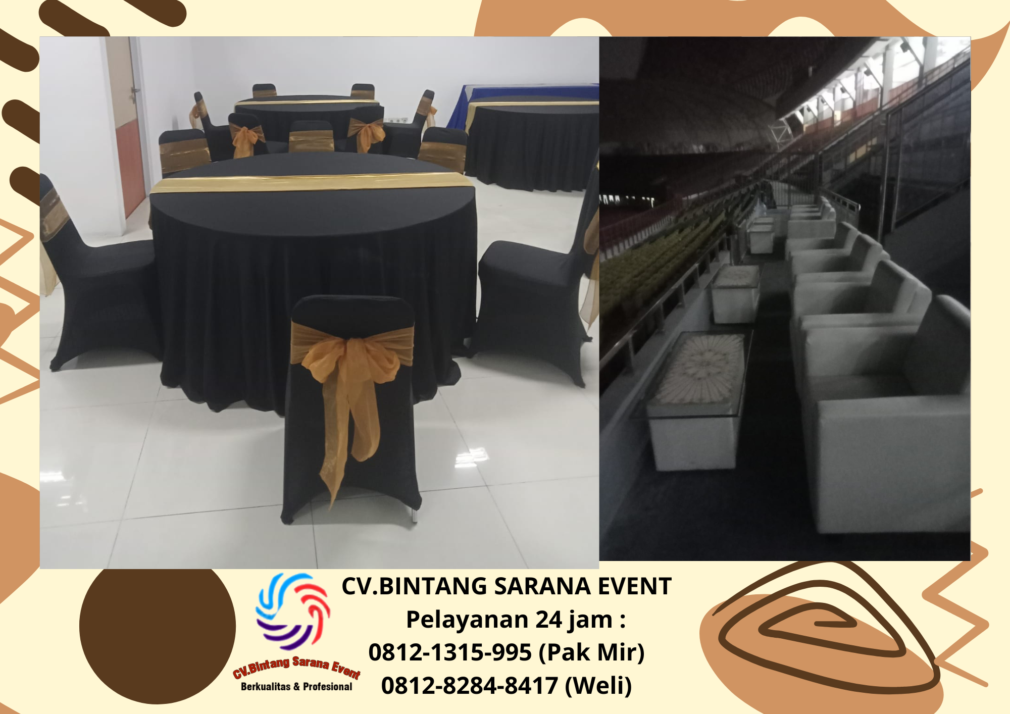 Rental Roundtable Dan Sofa Single Seater Bekasi