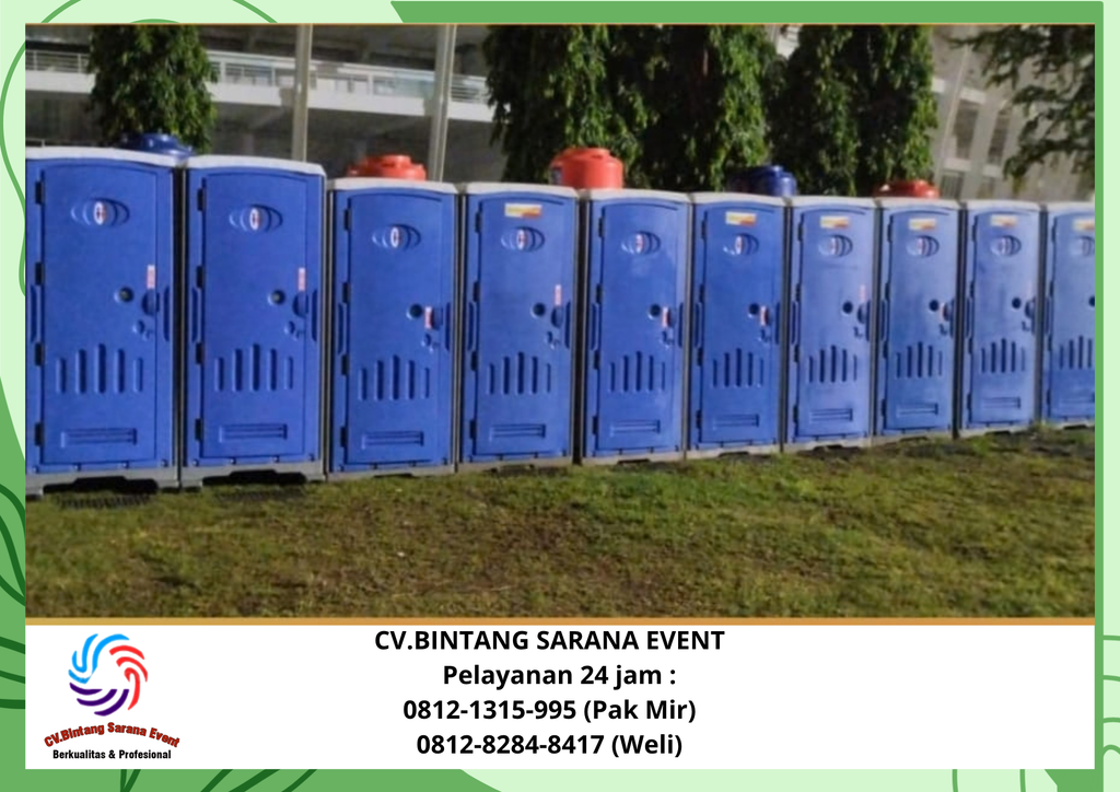 Rental Tenda Kerucut Putih Dan Toilet portable Cikampek 08121315995