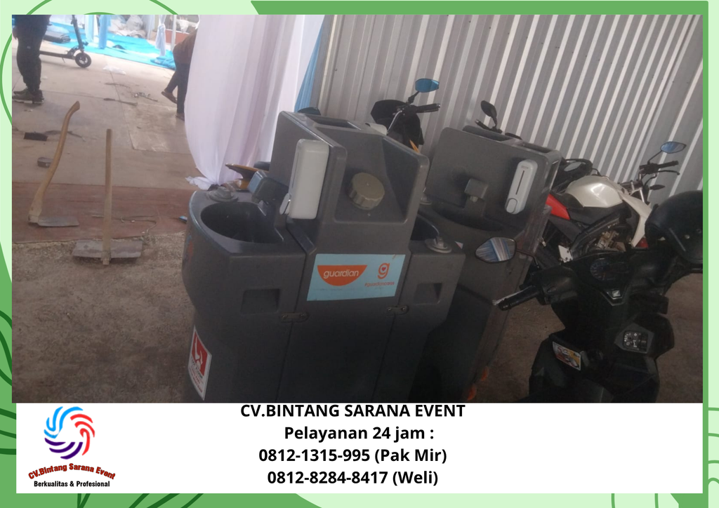 Rental Wastafel Portable Plastik HDPE Jakarta 0812-1315-995