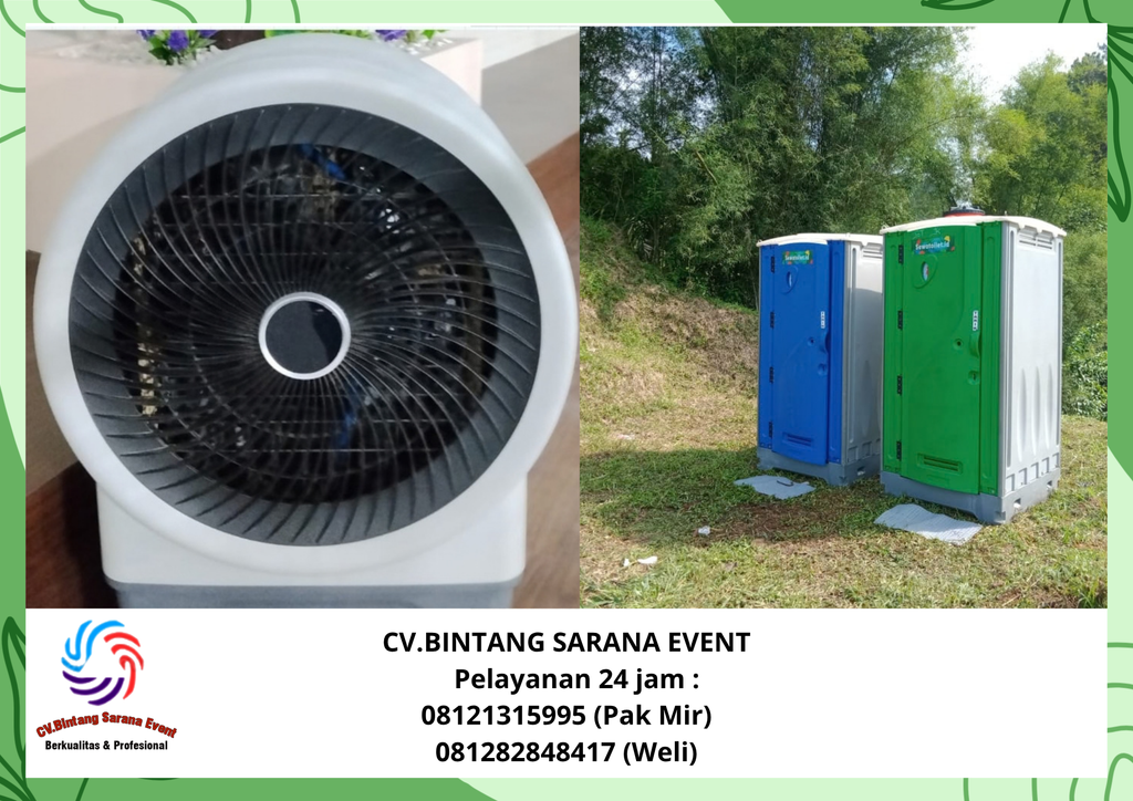 Sewa Air Cooler Bulat,Toilet Portable Jakarta