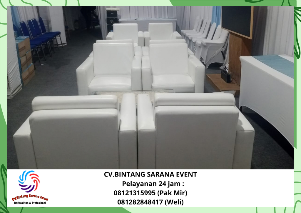Sewa Aneka Sofa Dan  Toilet Portable Jakarta