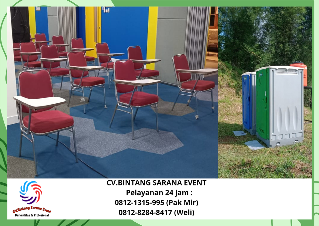 Sewa Kursi Test Futura Dan Toilet portable Purwakarta 08121315995