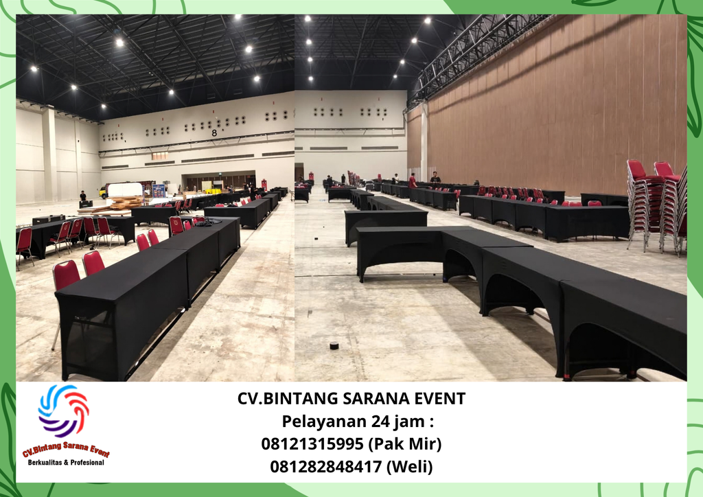 Sewa Meja Ibm Dan Kursi futura Cover merah jakarta