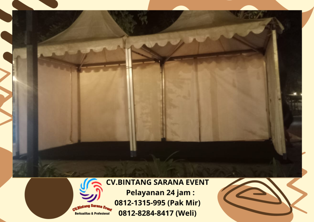 Sewa Sofa Puff Single Dan Tenda Kerucut Jakarta