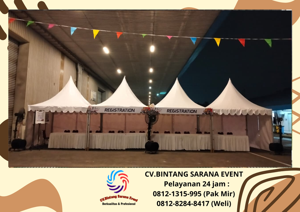 Sewa Tenda Sarnafil Dan Toilet portable jakarta 0812-1315-995