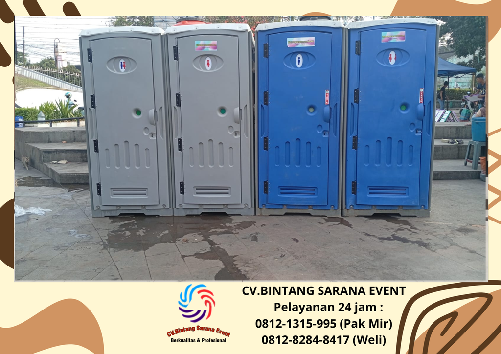 Sewa Tenda Sarnafil Dan Toilet portable jakarta 0812-1315-995