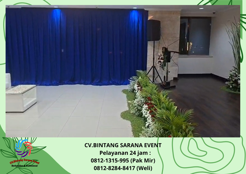 Sewa Tirai Biru Dan Toilet Portable Jakarta Pusat 0812-1315-995