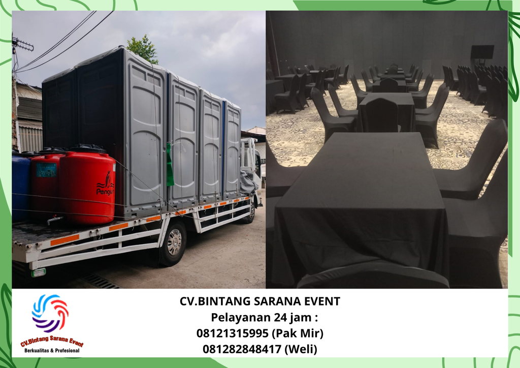 Rental Aneka Meja, Toilet Portable Bogor 0851-1754-4220