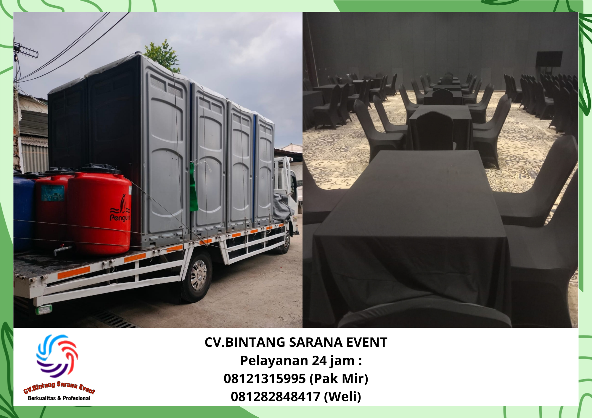 Rental Aneka Meja Dan Toilet Portable Bogor 0851-1754-4220