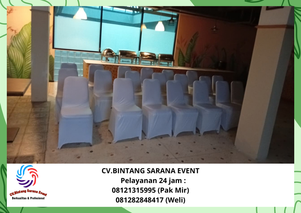 Sewa meja kursi taman Dan kursi futura cover putih tangerang