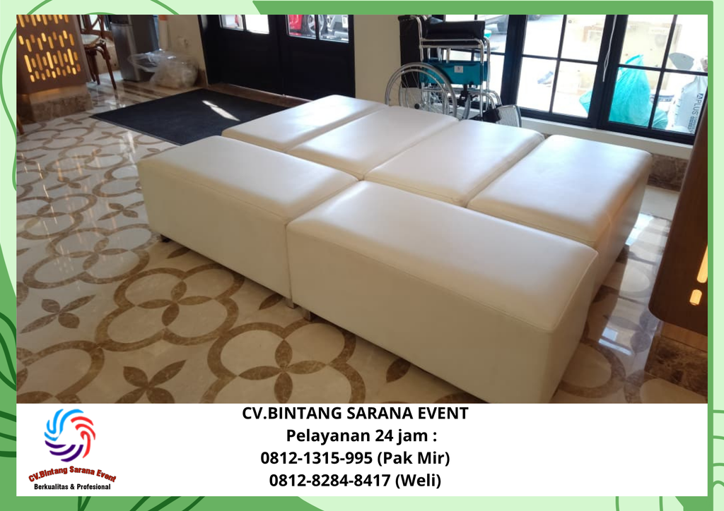 Rental Sofa Puff & Kursi Crosback Rawalumbu Bekasi